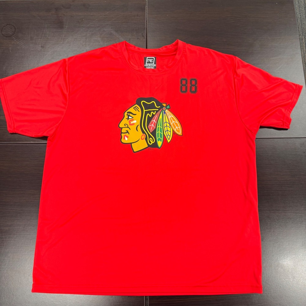 Proedge Chicago Blackhawks Kane 88 NHL Hockey T-Shirt Jersey‎ Red 2XL